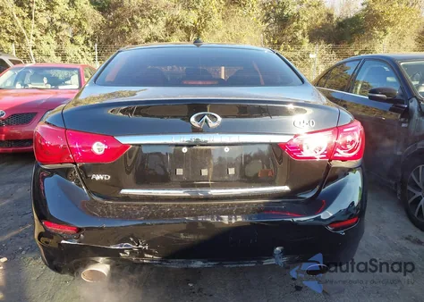 2015 Infiniti Q50 Premium z USA, uszkodzony, nr VIN JN1BV7AR2FM390829